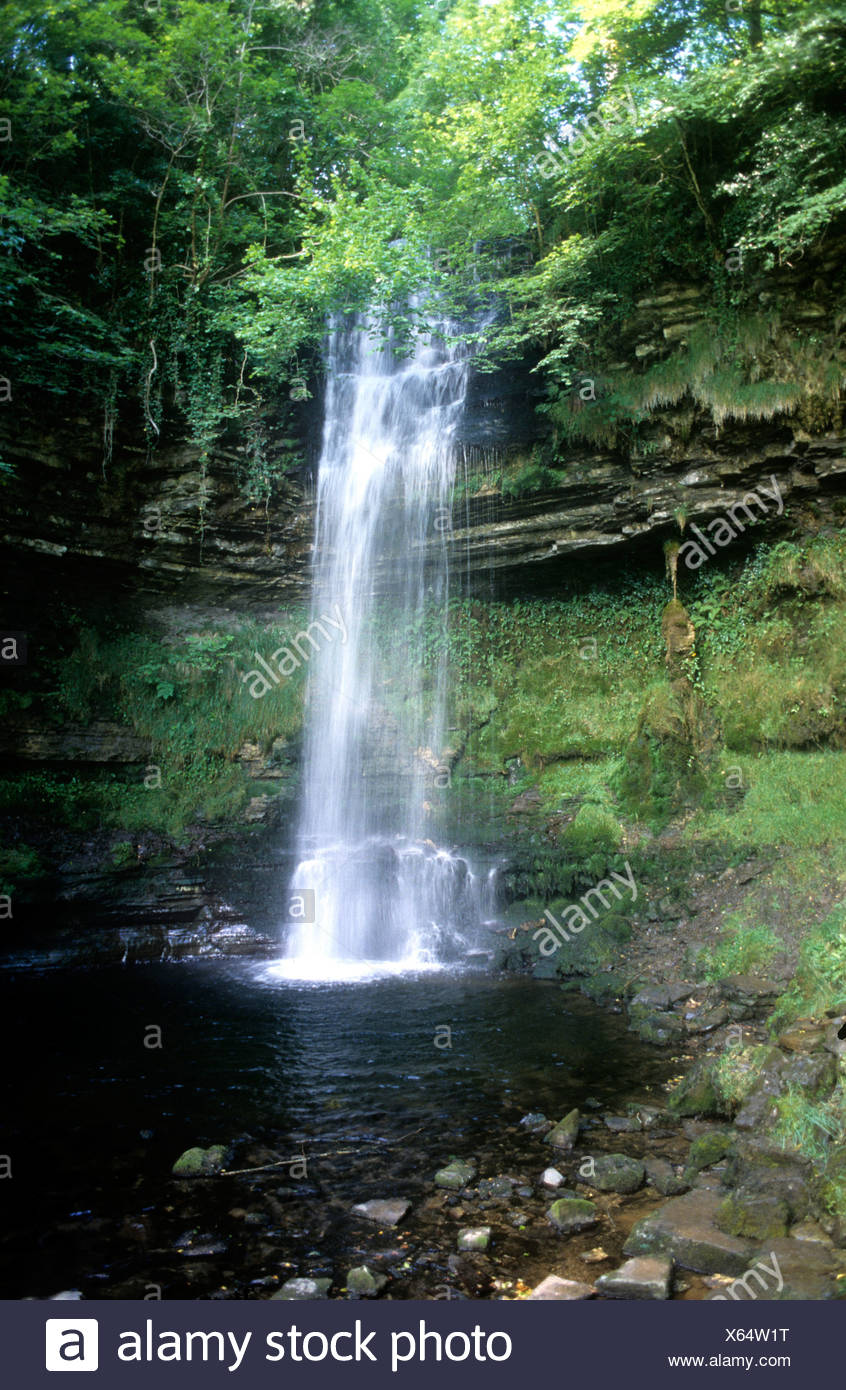 Glencar Wasserfall County Leitrim Irland Eire Irischer Wasserfalle Stockfotografie Alamy