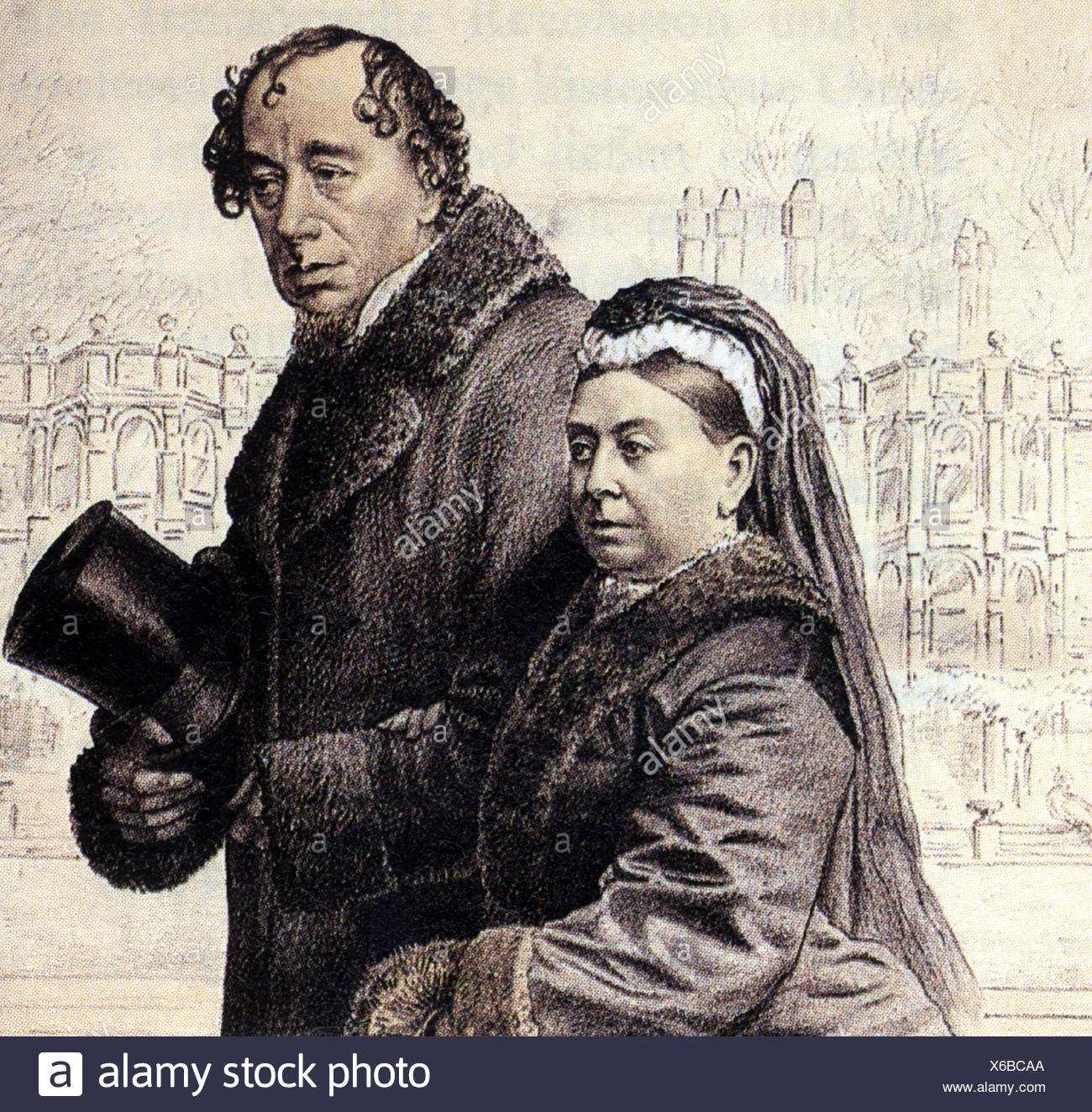 Disraeli Queen Victoria Stockfotos und bilder Kaufen Alamy