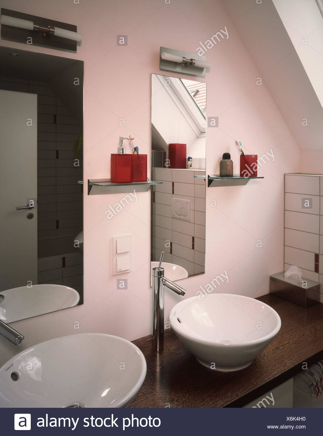 Innenaufnahme Detail Waschbecken Badezimmer Bad Innen