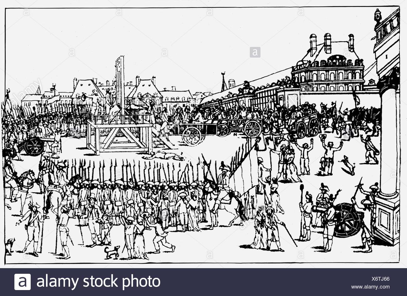 Execution Robespierre Stockfotos & Execution Robespierre Bilder - Alamy