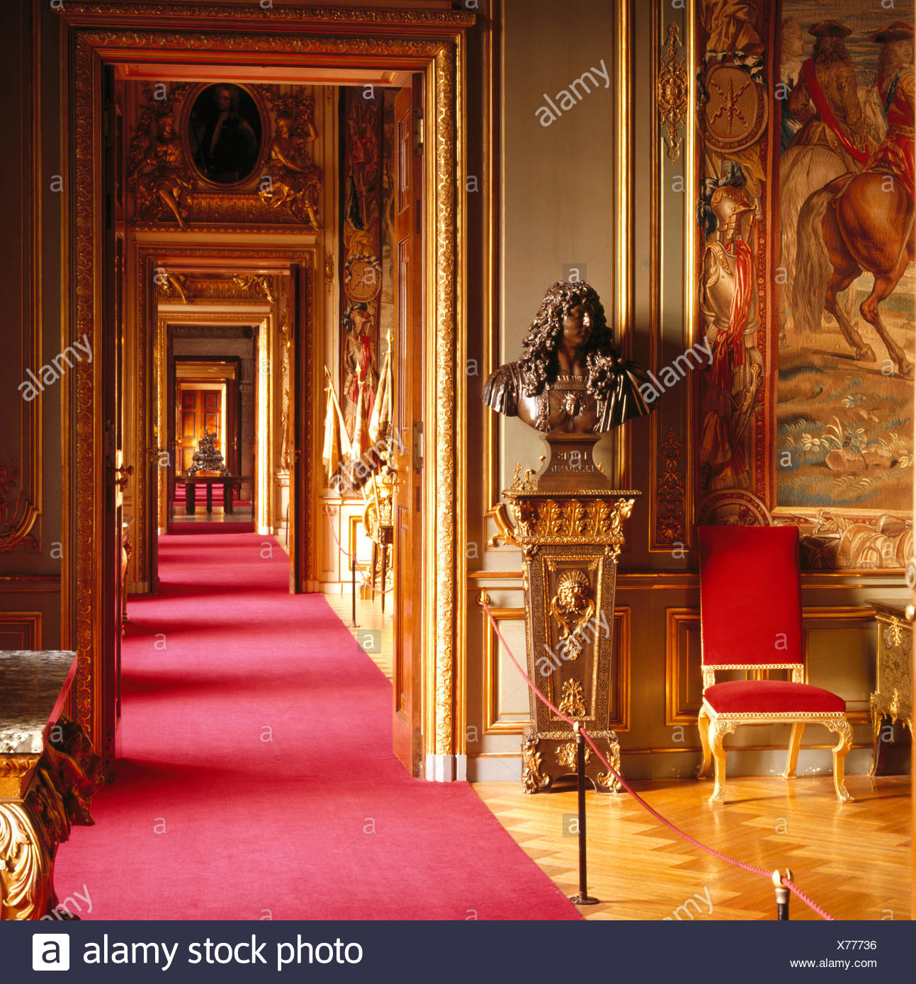 Blenheim Palace Interior Stockfotos Blenheim Palace