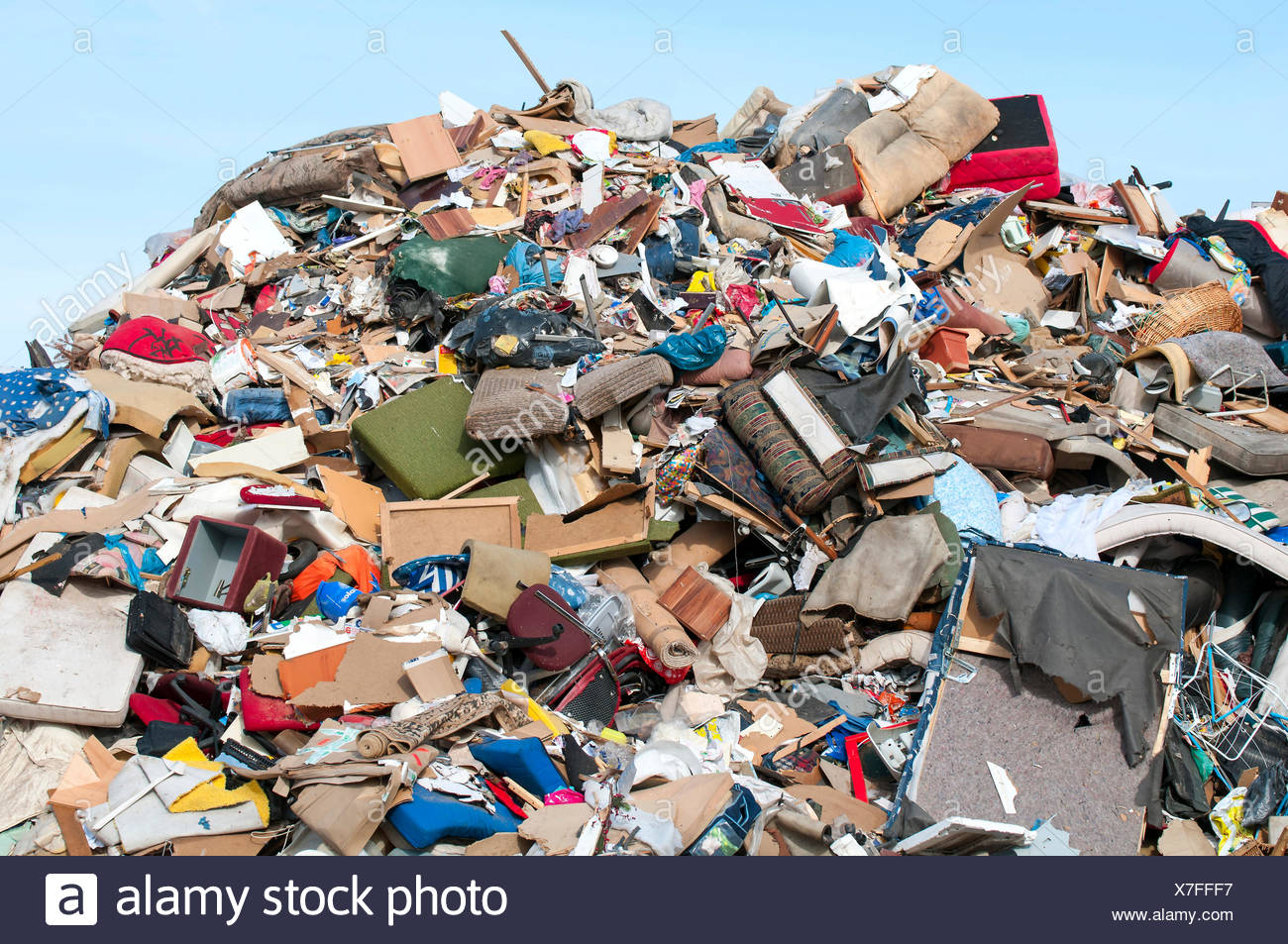 Deponie Mullhaufen In Erfurt Thuringen Stockfotografie Alamy