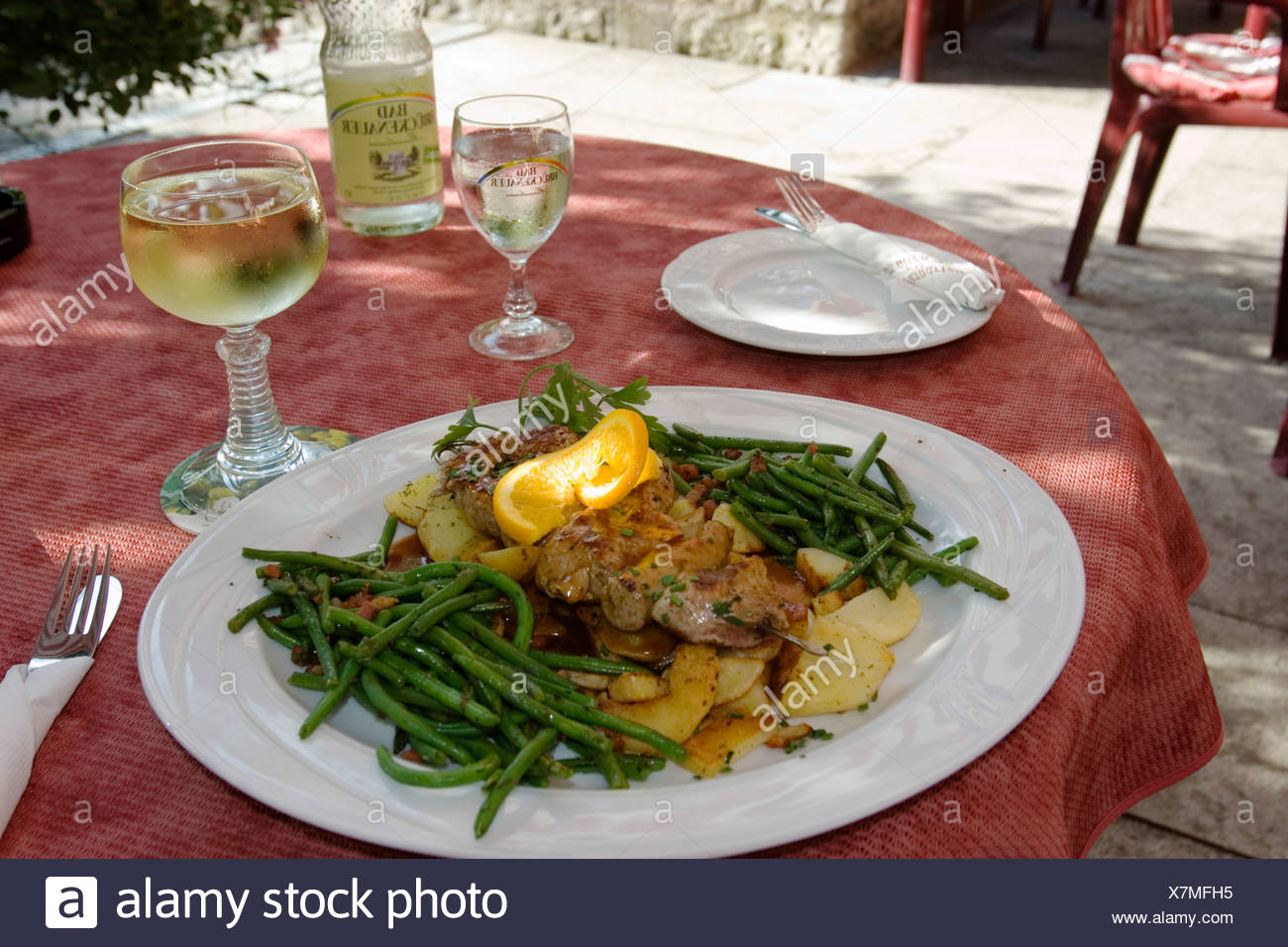 Fränkische Küche in Würzburg Franken Bayern Deutschland Fränkische Küche in Würzburg Franken Bayern Deutschland