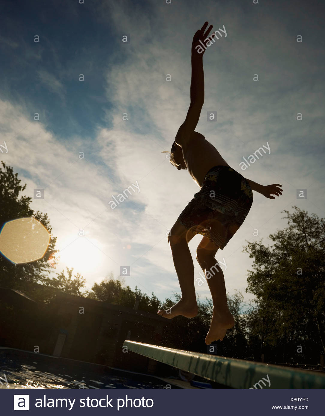 Jump Off Diving Board Stockfotos und bilder Kaufen Alamy