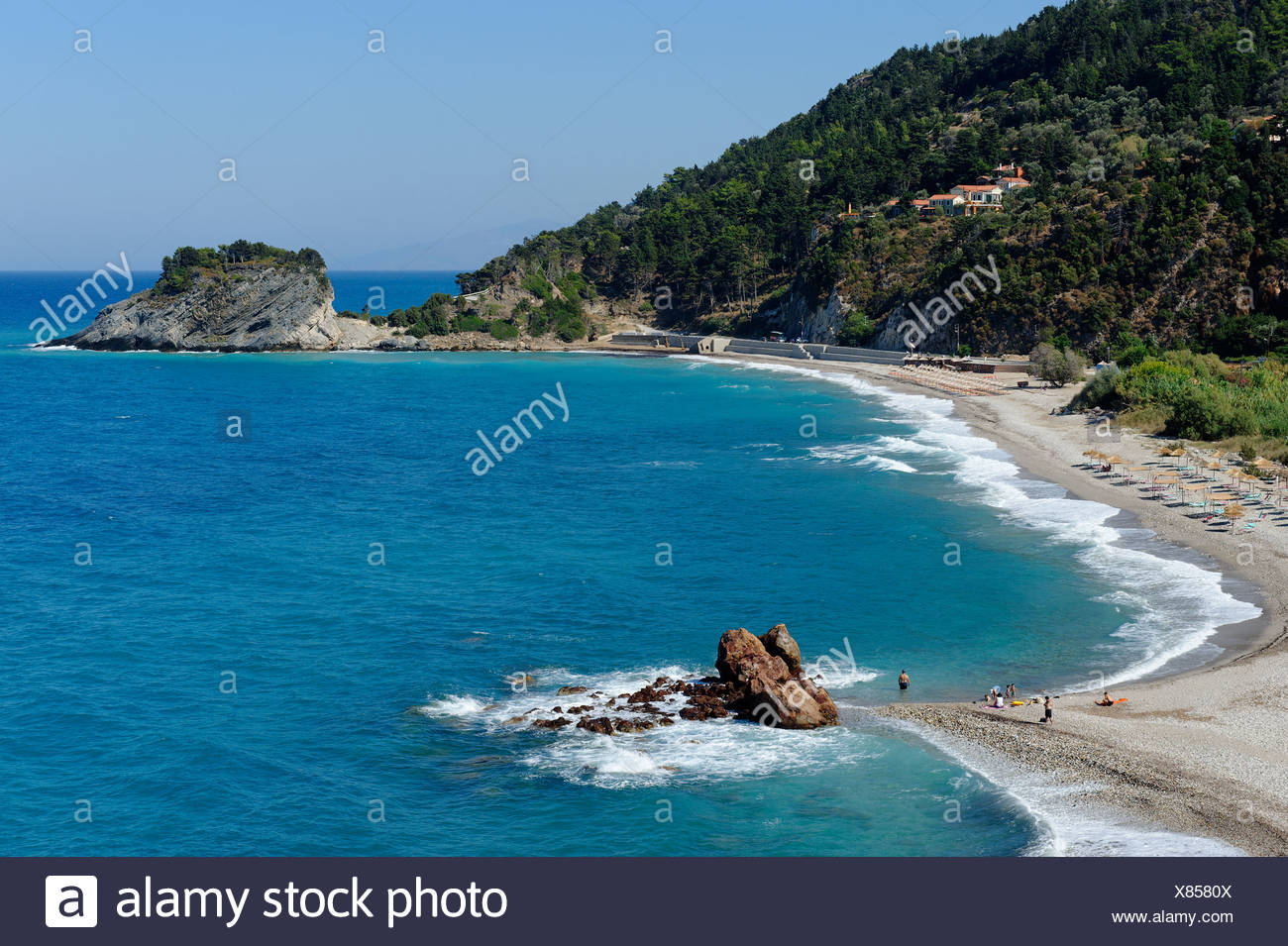 Potami Beach In Karlovasi Samos Insel Sudliche Sporaden Agais Griechenland Europa Stockfotografie Alamy