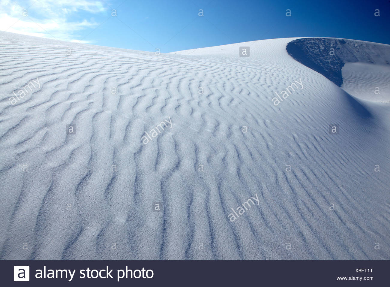 Sanddunen White Sands Nationalpark New Mexico Usa Stockfotografie Alamy