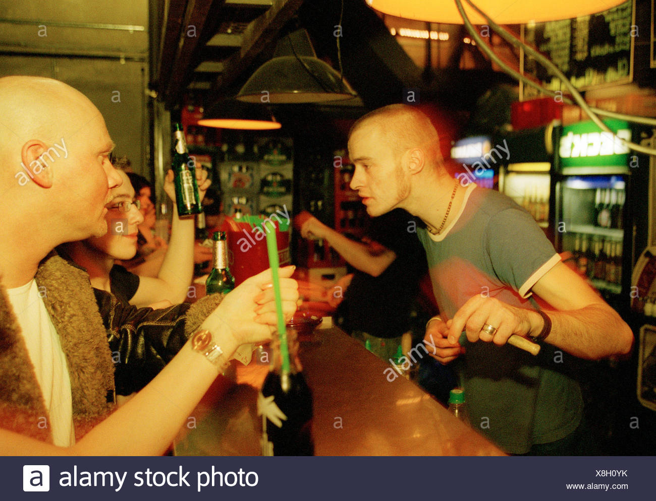 Berlin Bar Szene In Einem Club Stockfotografie Alamy