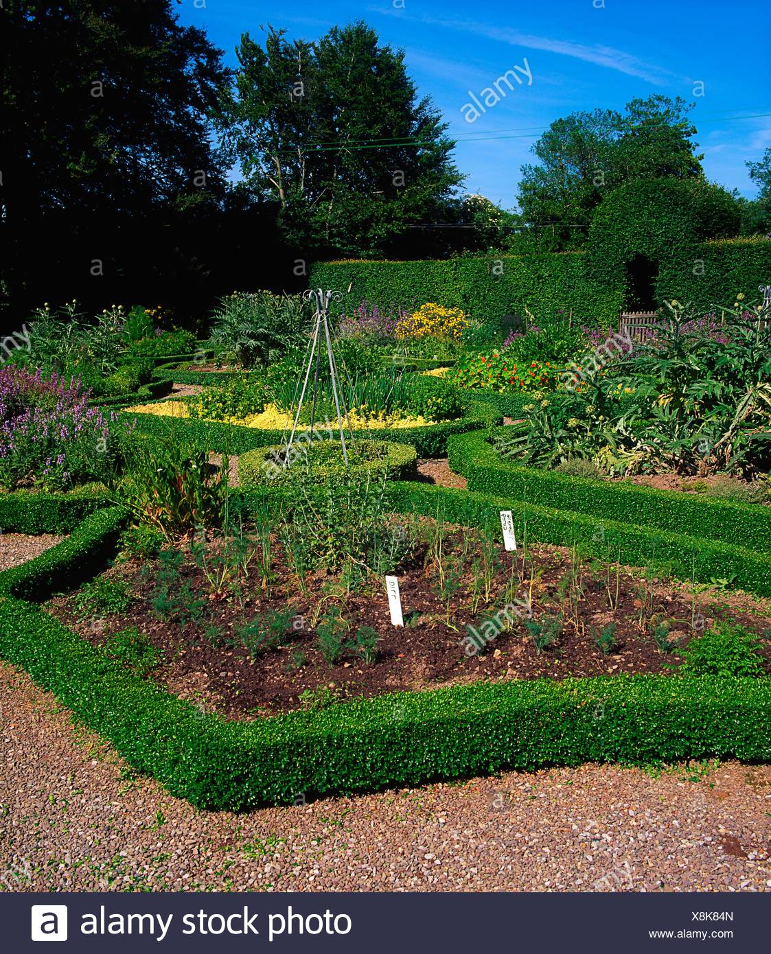 Kinoith Haus Garten Co Cork Irland Krautergarten Umgeben Von