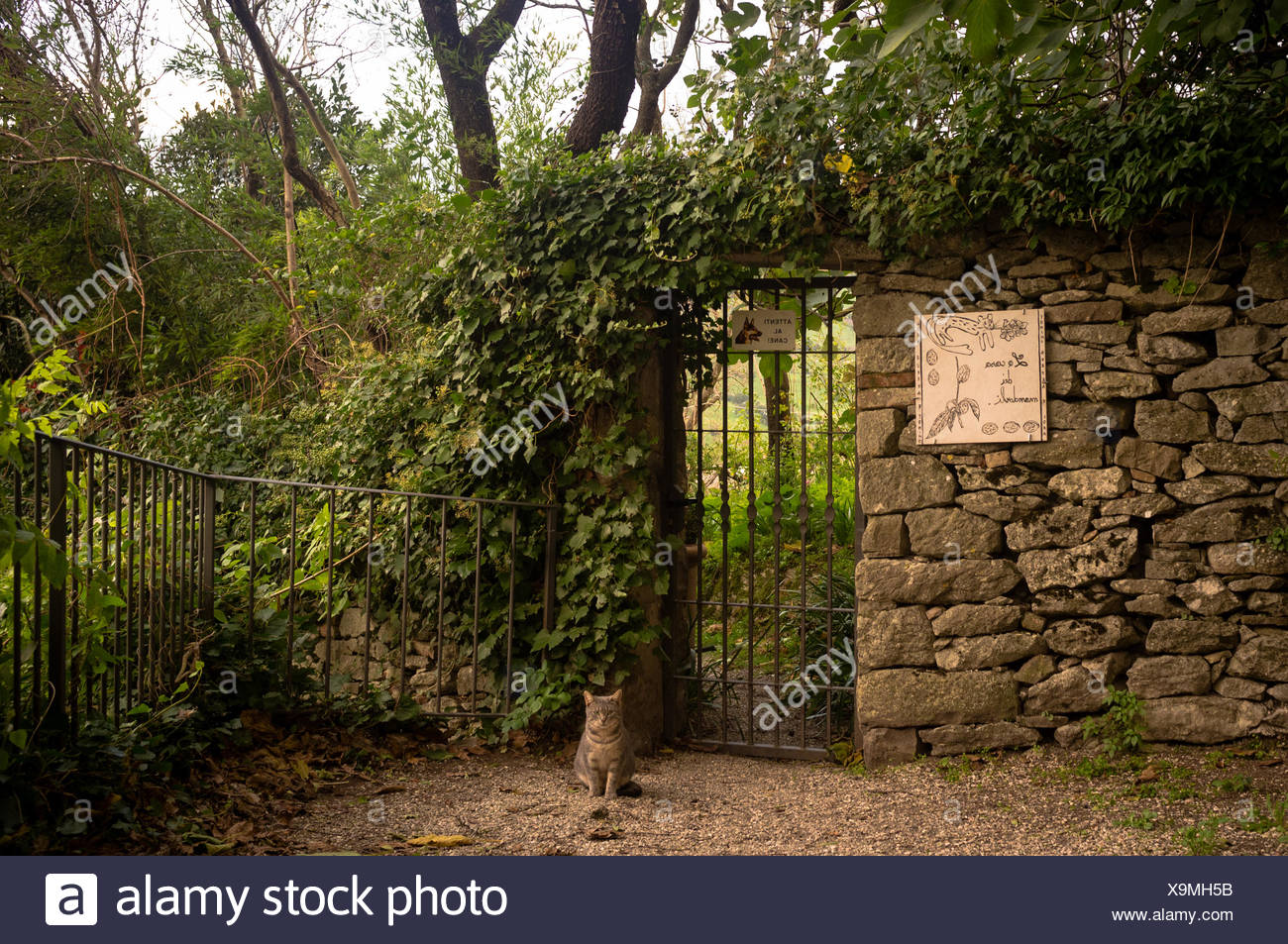 Geheimnisvollen Garten Tor Stockfoto Bild 281350311 Alamy