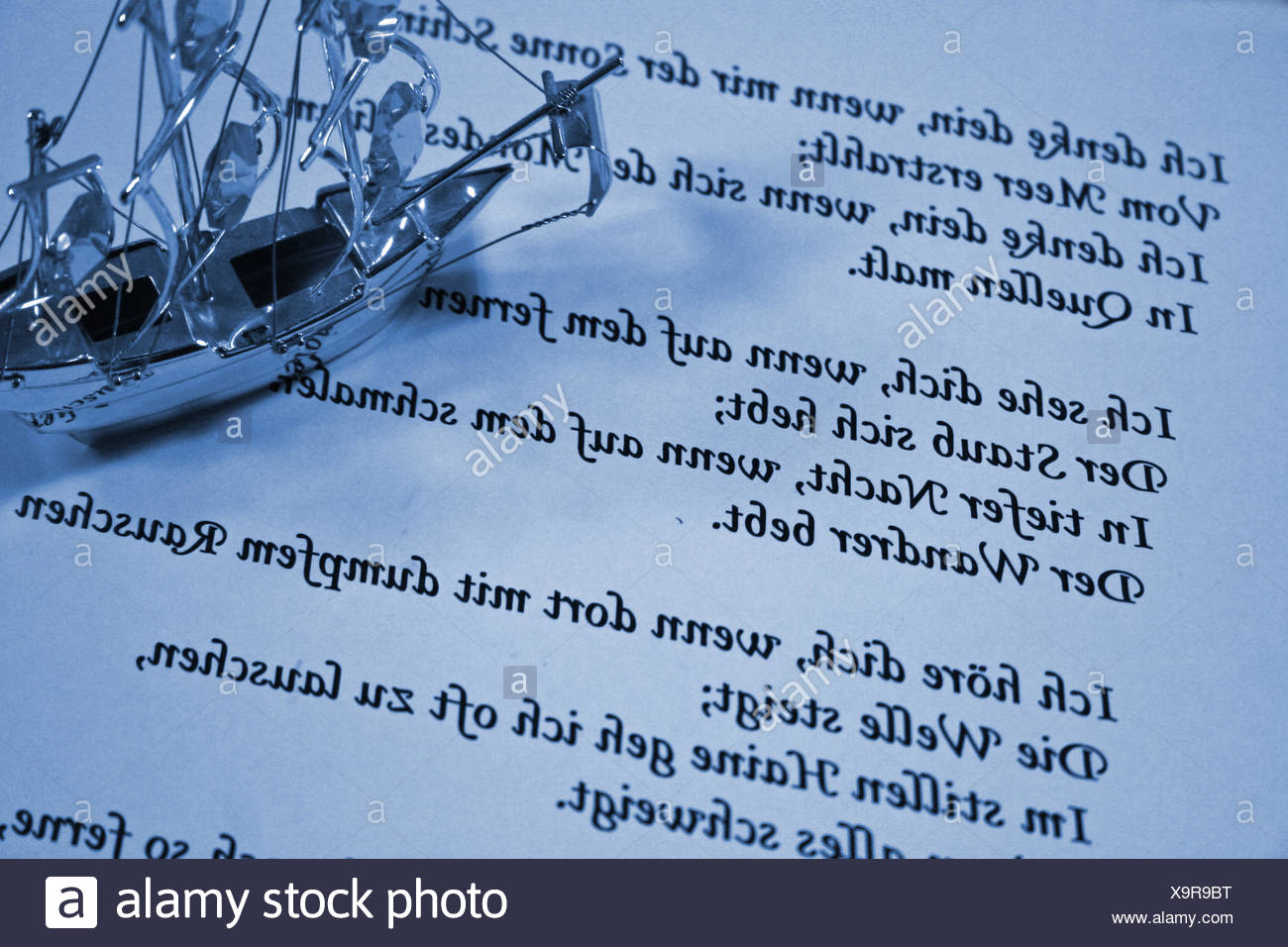 Liebe Gedicht Stockfotografie Alamy