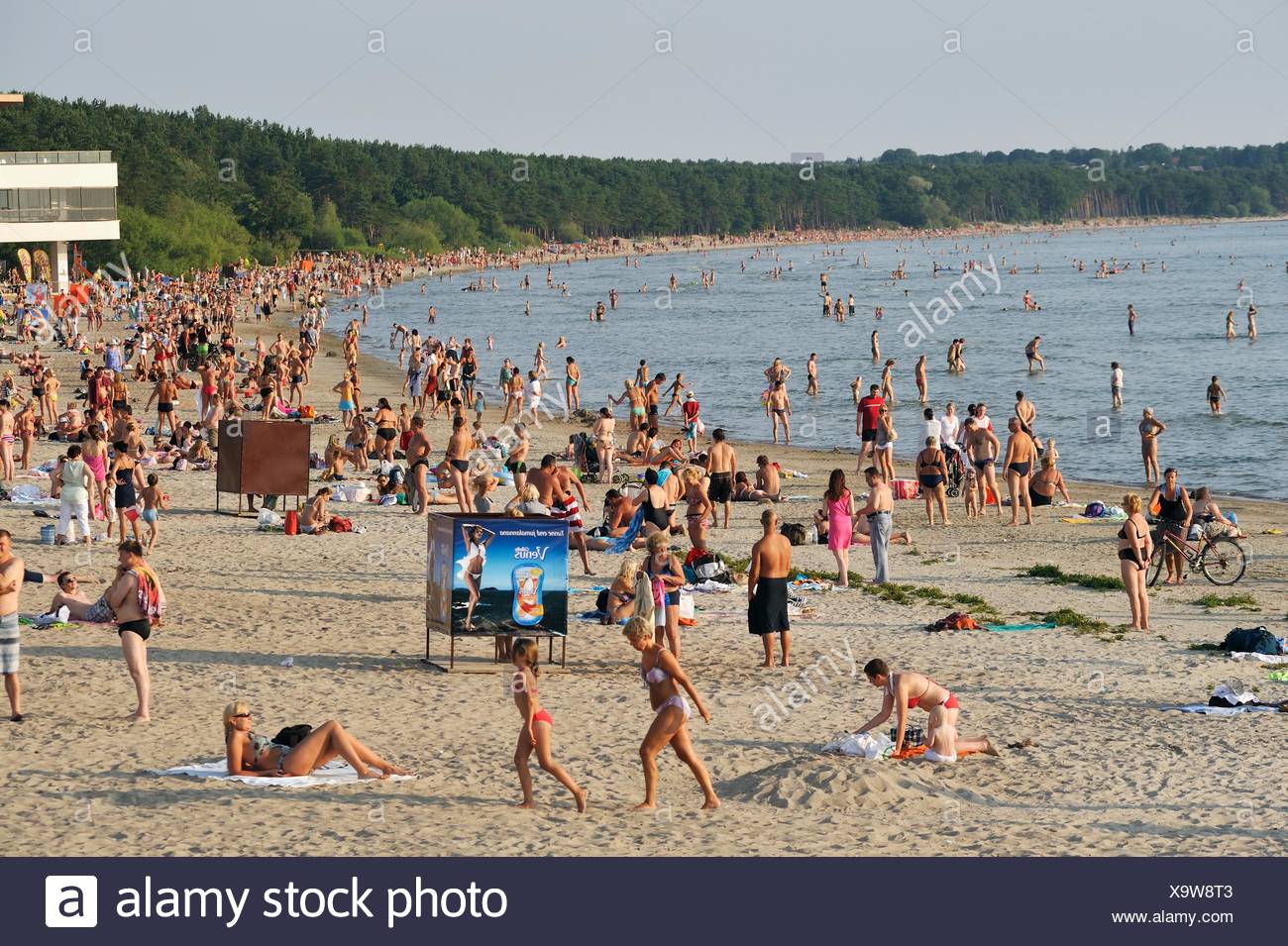 Pirita S Strand Tallinn Estland Nordeuropa Stockfotografie Alamy