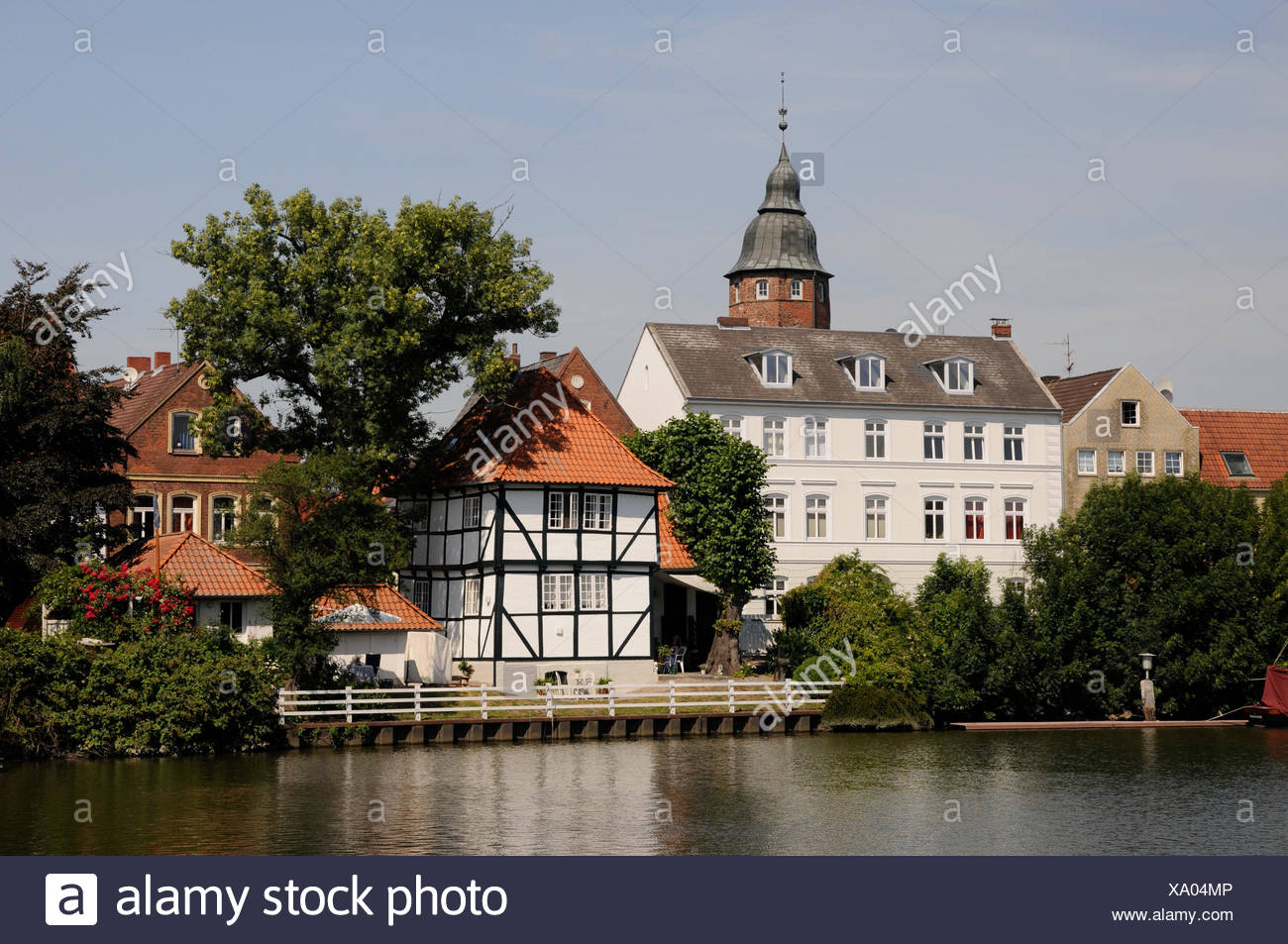 Binnenhafen Hafen Hauserzeile Wiebke Kruse Turm Gluckstadt