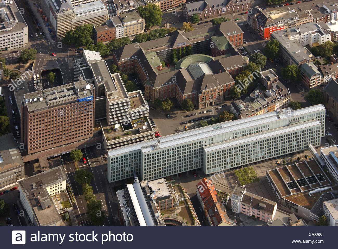 Luftaufnahme Wdr Koln Wdr Vierscheibenhaus Koln Rheinland Nordrhein Westfalen Deutschland Europa Stockfotografie Alamy