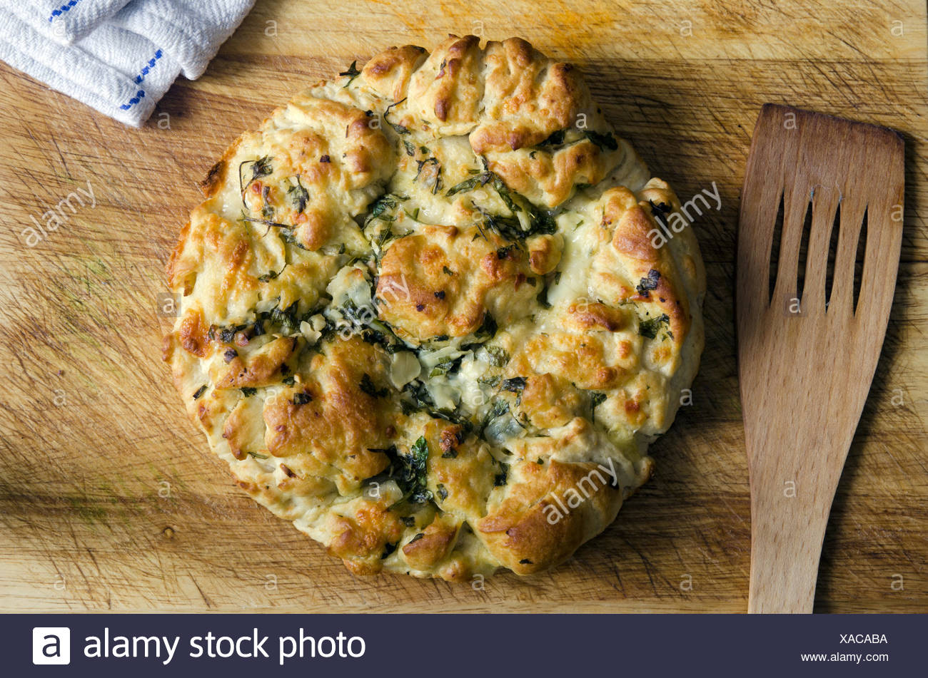 Italienischen Pecorino Provolone, Mozzarella und Brot. Stockfoto