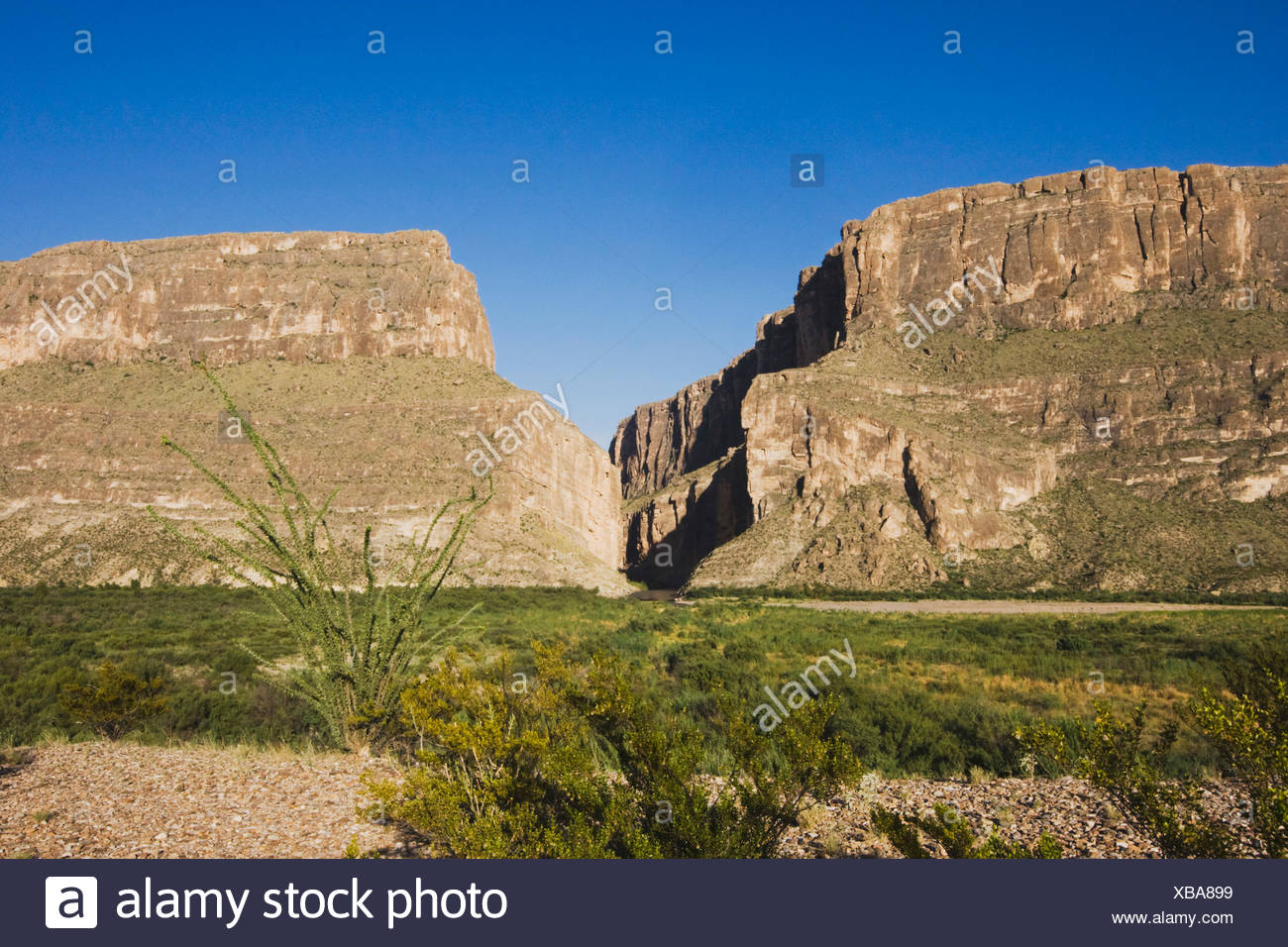 Santa Elena Canyon Chisos Mountains Big Bend National Park Chihuahua Wuste West Texas Usa Stockfotografie Alamy