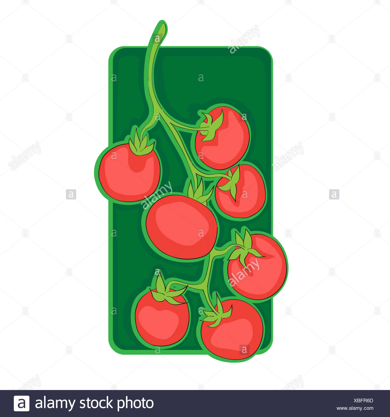 Cherry Tomate Clipart Grafiken Stockfotografie Alamy