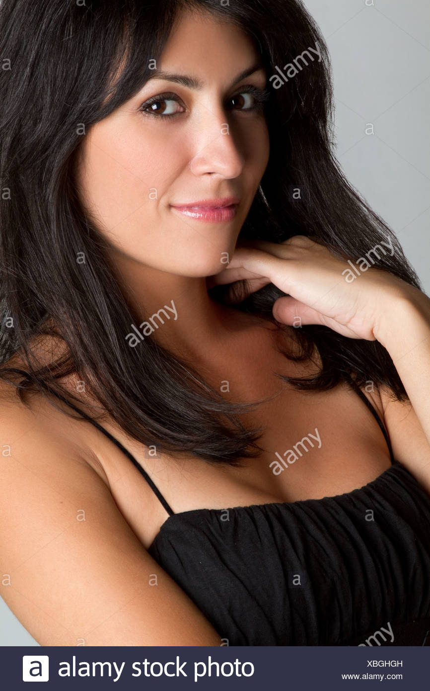 Hübsche Latina Frau Closeup Portrait Stockfoto Bild 282492129 Alamy 