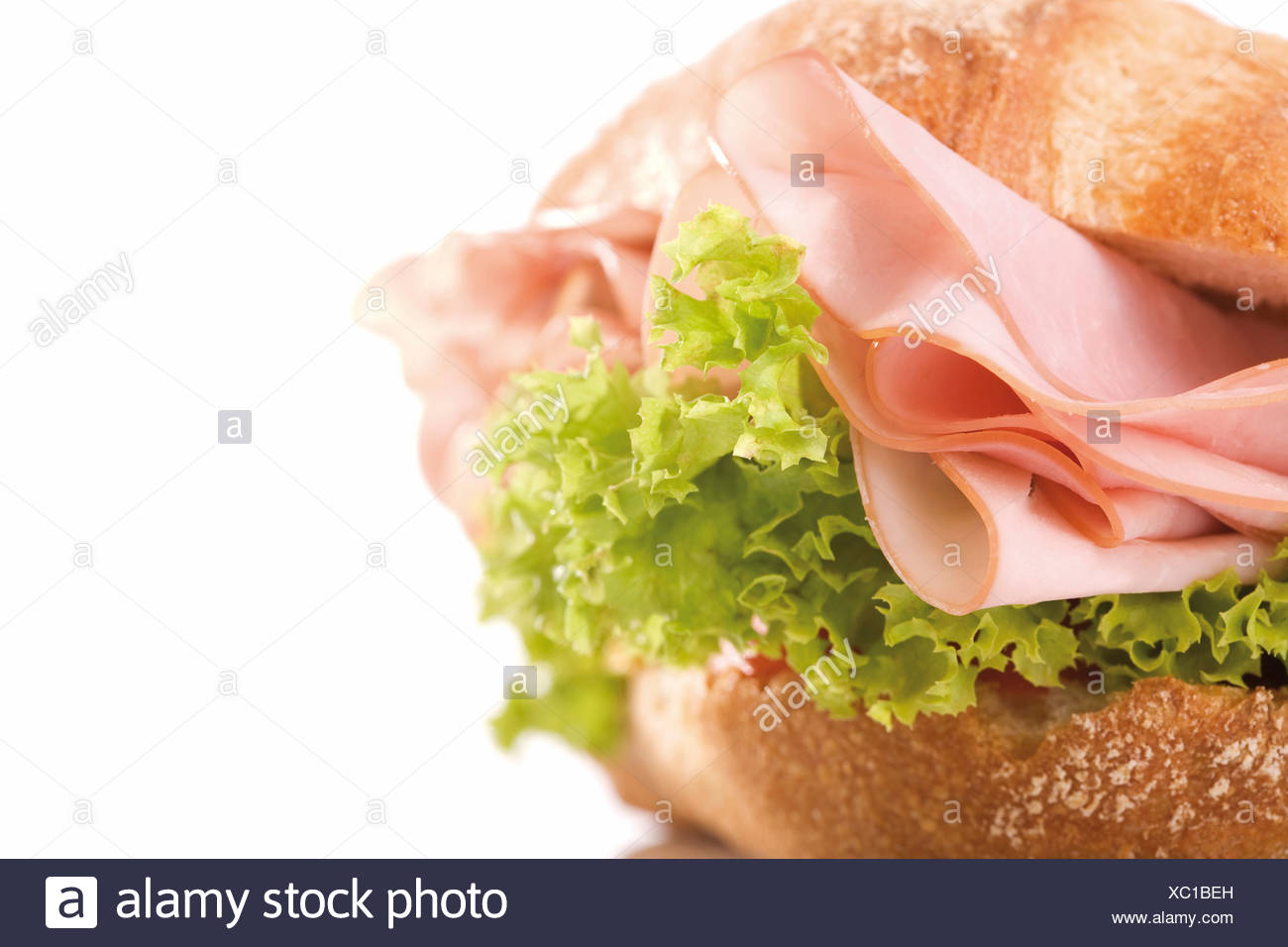 Truthahn Sandwich Mit Salat Und Tomate Stockfotografie Alamy