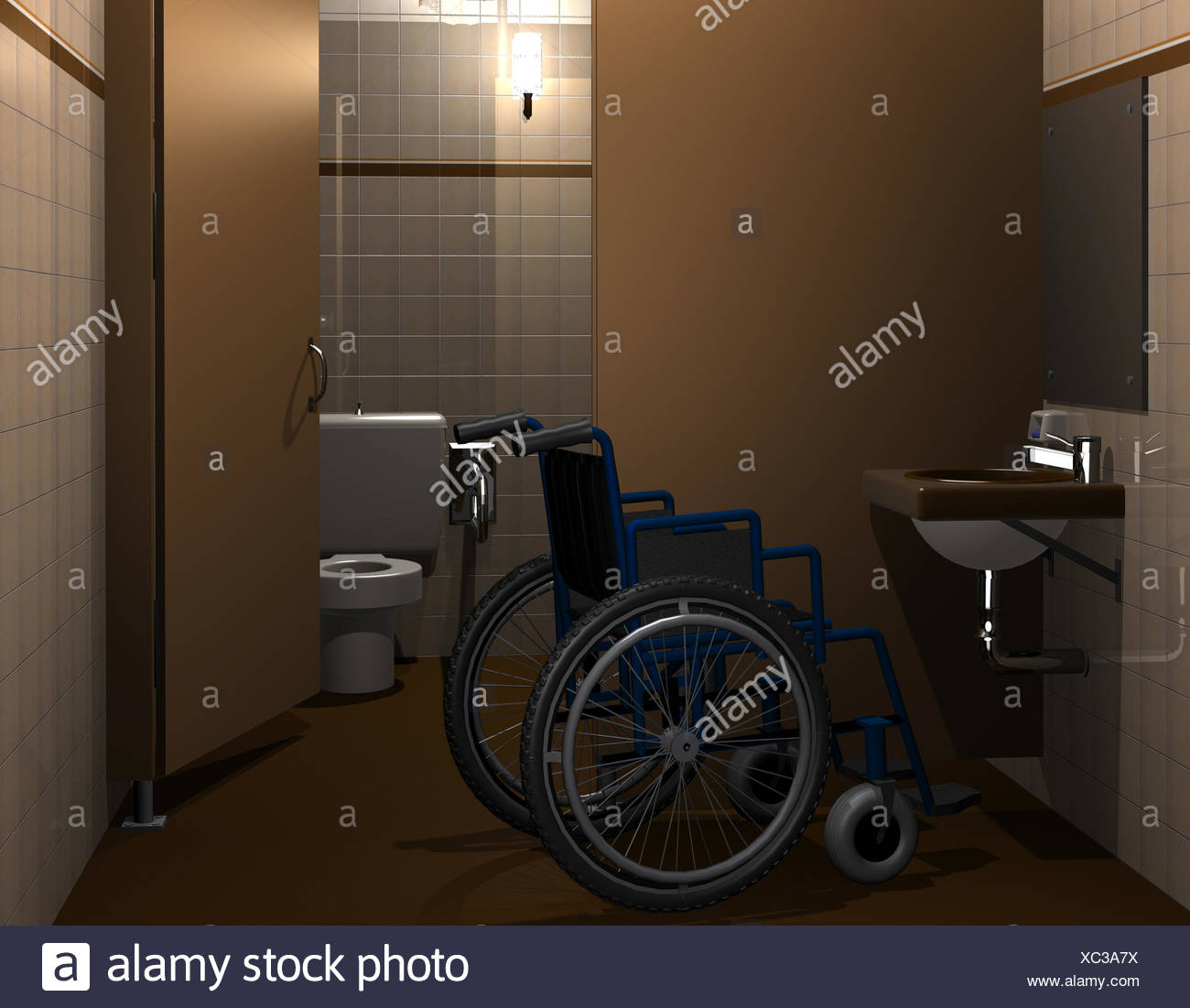 Rollstuhl Waschbecken