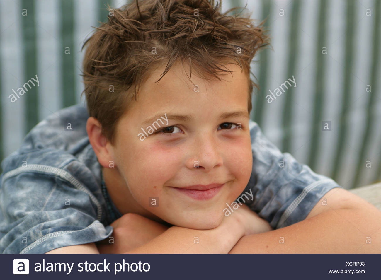 Nice 10 Years Old Boy Stockfotos und -bilder Kaufen - Alamy