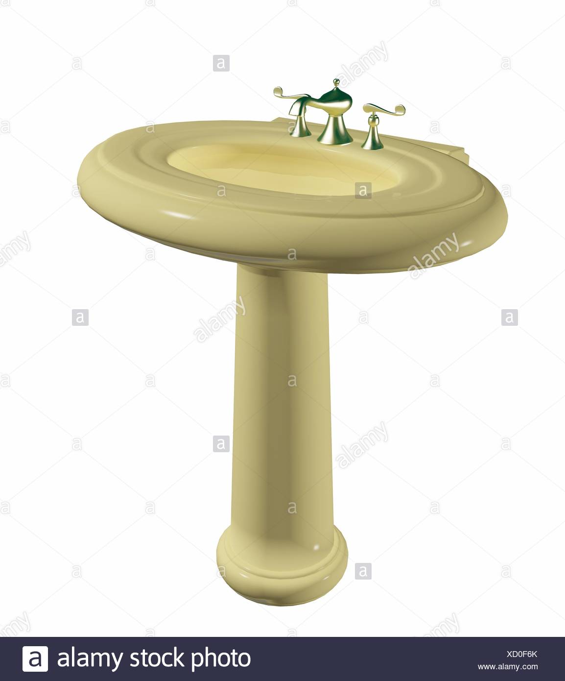 Waschtisch Cremefarben