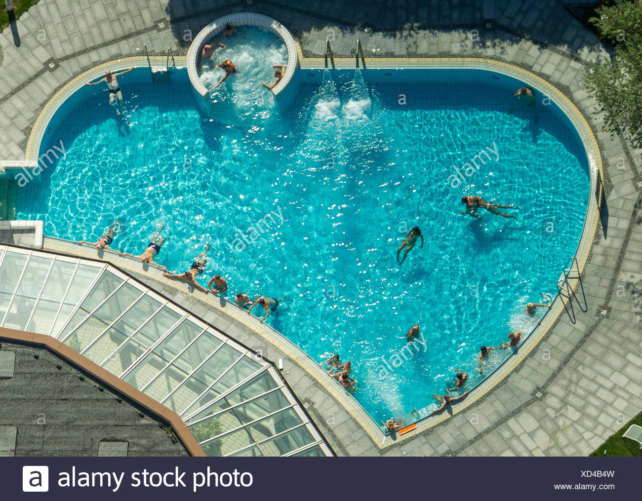 Luftbild Schwimmbad Park Revierpark Nienhausen Gelsenkirchen Ruhrgebiet Nordrhein Westfalen Stockfotografie Alamy