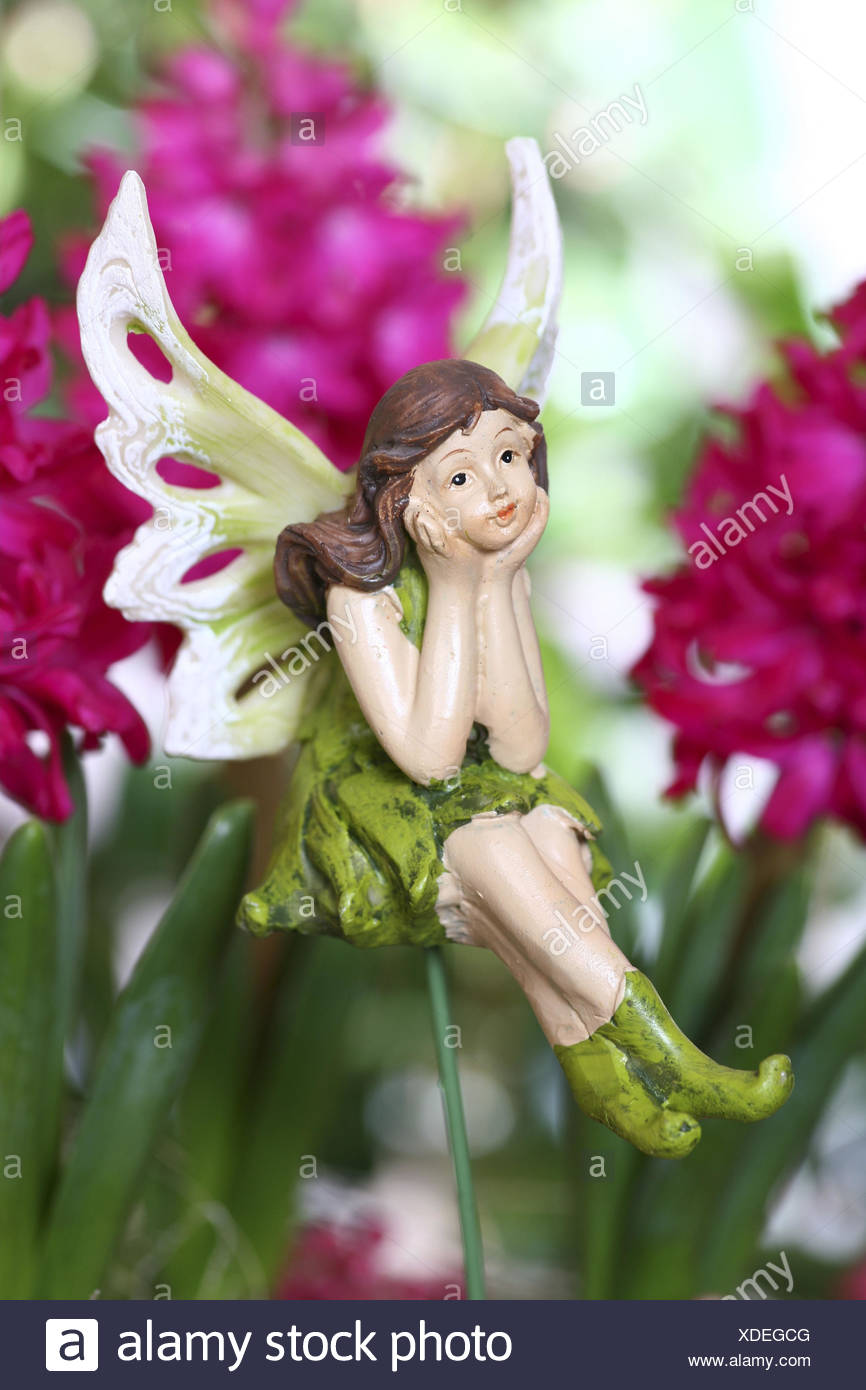 Elfe Elfen Figur Dekoration Figur Marchen Legende Stockfoto