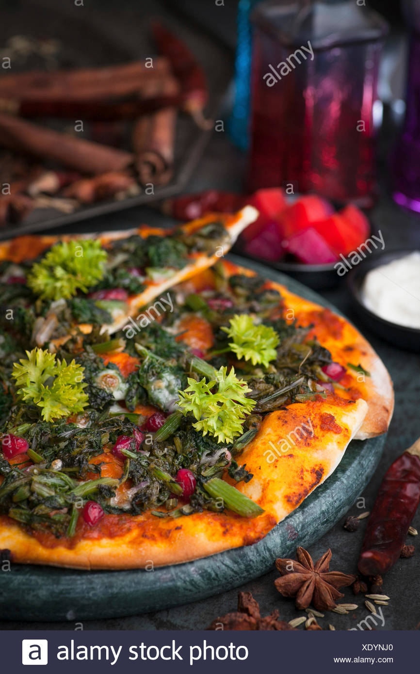 Arabische Pizza Stockfotos und -bilder Kaufen - Alamy