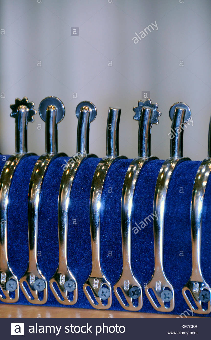 Sporen Englisch Reiten Sporen Stockfotografie Alamy