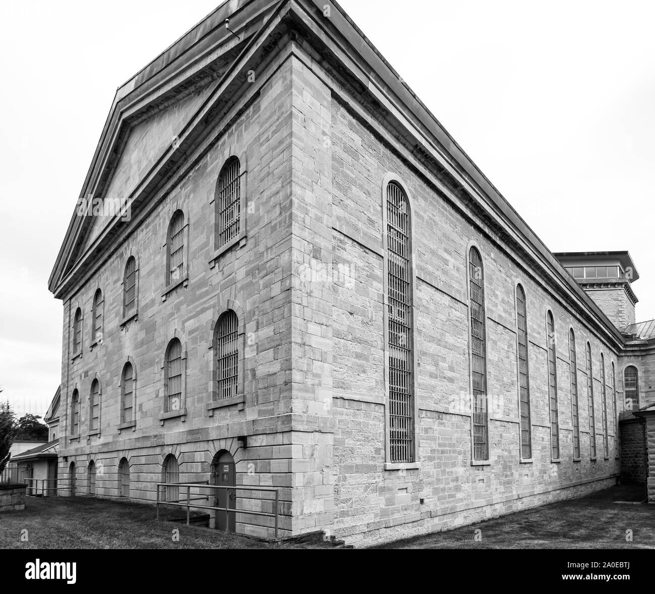 La penitenciaría de Kingston es una antigua prisión de máxima seguridad que abrió en junio del 1835 y cerró septiembre 2013 ahora abierto para el Jailhouse Tours en Ontario, Canadá Foto de stock