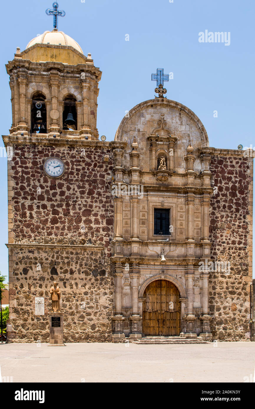 Iglesia de la Purísima en la plaza principal de la ciudad de Tequila