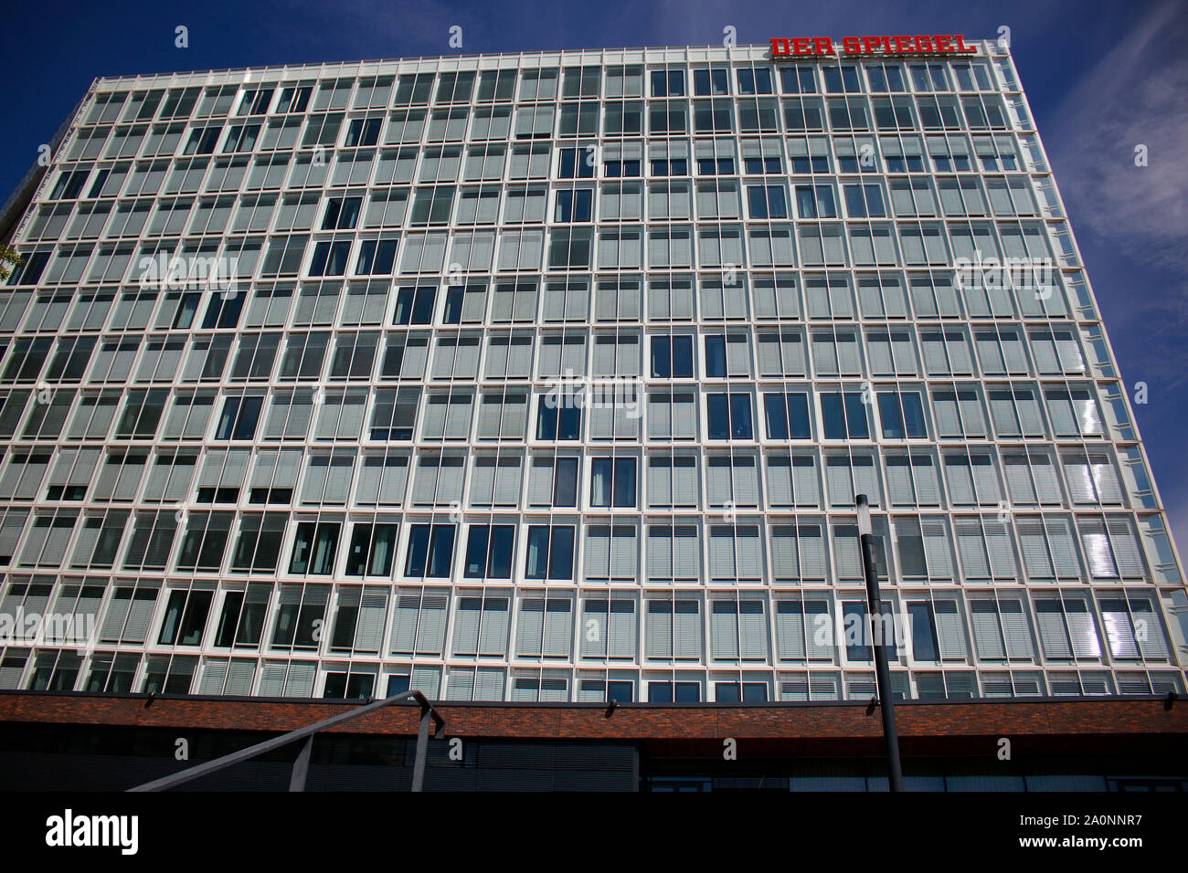 Zentrale des Nachrichtenmagazins 'Der Spiegel', Hamburgo (nur fuer redaktionelle Verwendung. Keine Werbung. Http://www.360-berlin.de Referenzdatenbank: Foto de stock