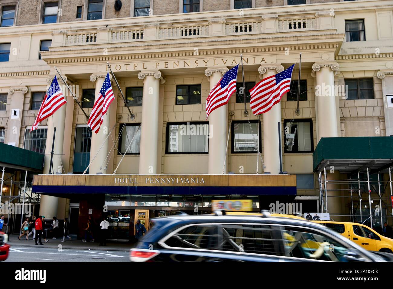 Hotel Pennsylvania, Nueva York, Estados Unidos Foto de stock