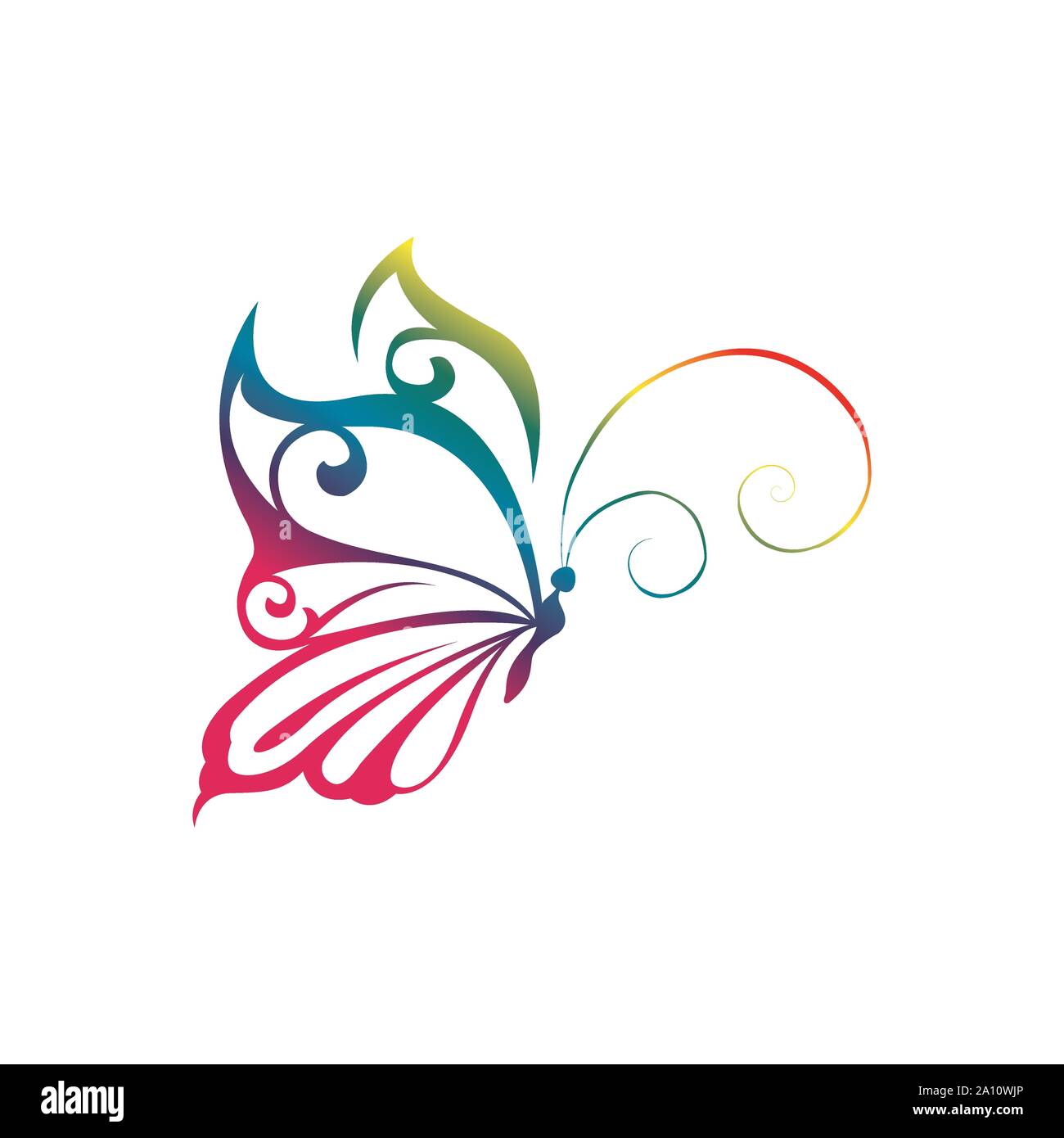 photo Logo Mariposas De Lado https www alamy es resumen de las mariposas una belleza butterfly logo design template ilustracion vectorial image327631774 html