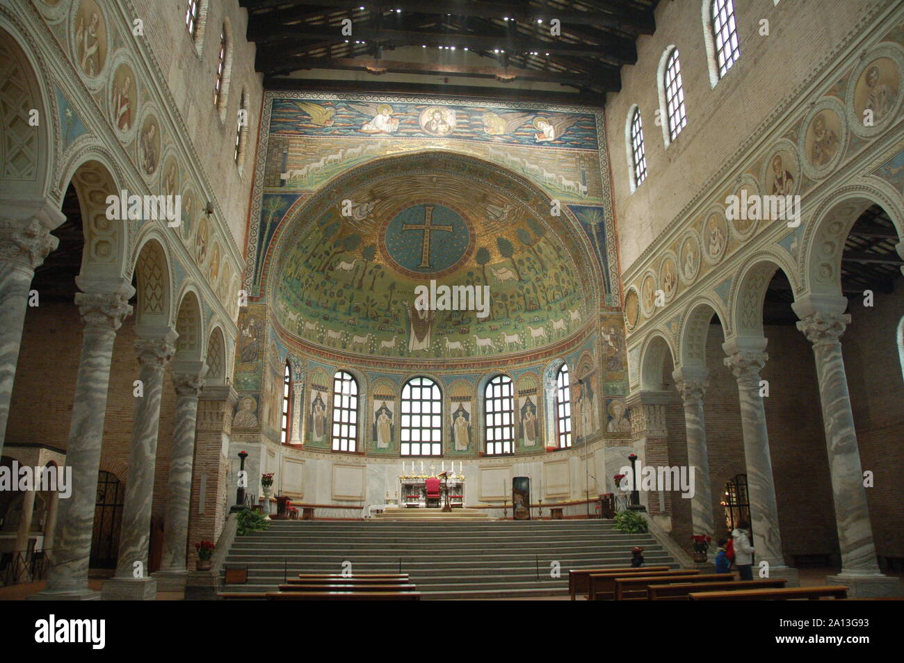 El mosaico de la Basílica de Sant'Apollinare en Classe Fotografía de stock Alamy