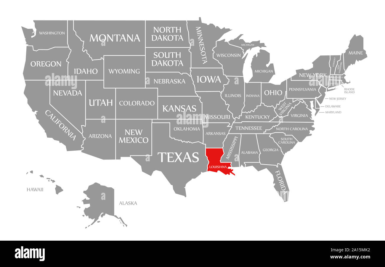 Mapa De Luisiana Y Sus Ciudades Mapa Del Condado De Louisiana Fotos E Imágenes De Stock - Alamy