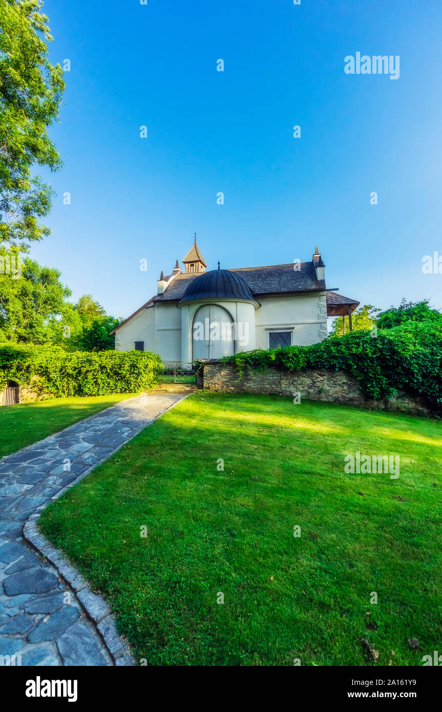 Austria, Carintia, Worthersee, capilla Maria-Loretto Foto de stock