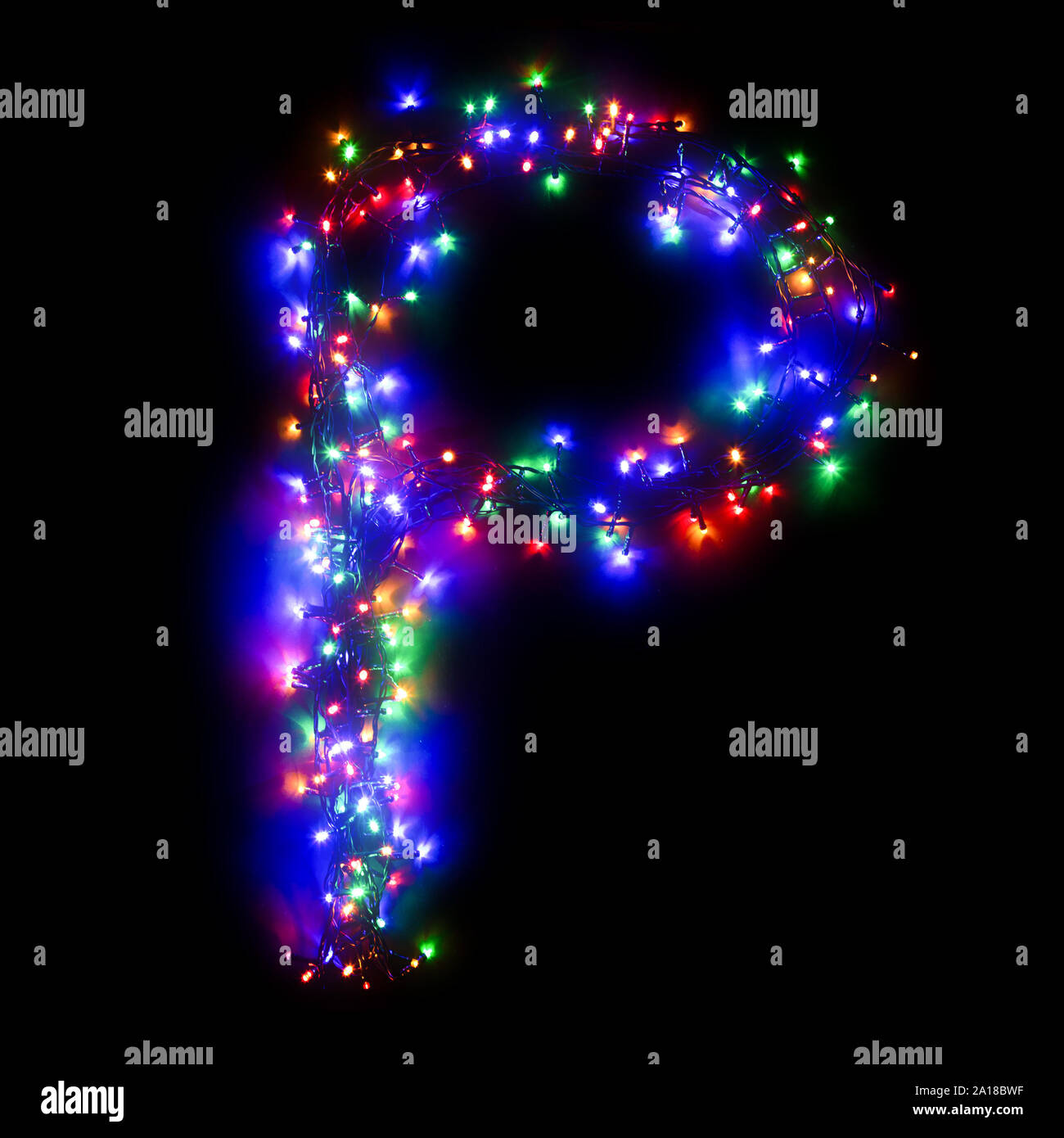 Letter From Bright Colored Holiday Imágenes De Stock