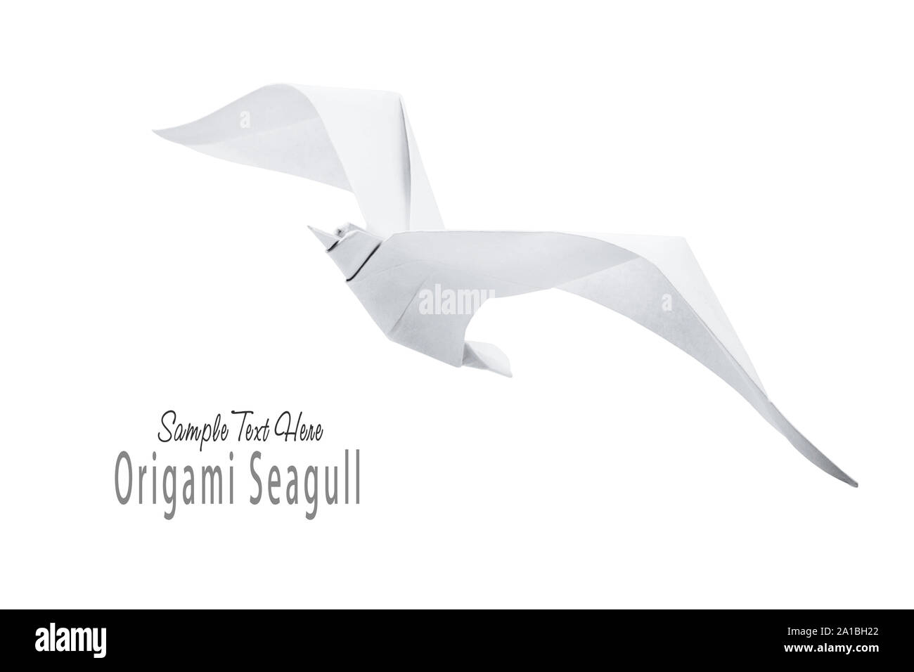 Papel de Origami de aves gaviota Fotografía de stock - Alamy