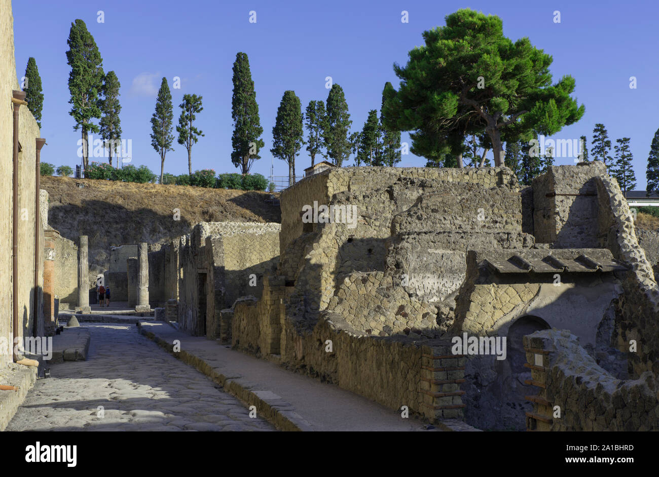 Scavi, Ercolano, Campania, Italia, ruinas Foto de stock