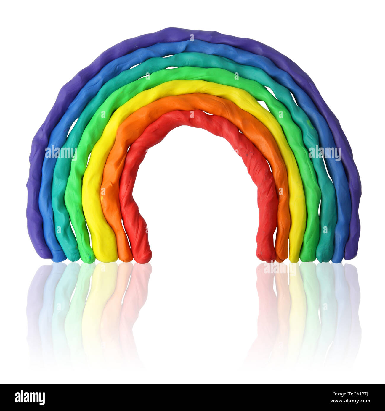 Plastilina rainbow Foto de stock