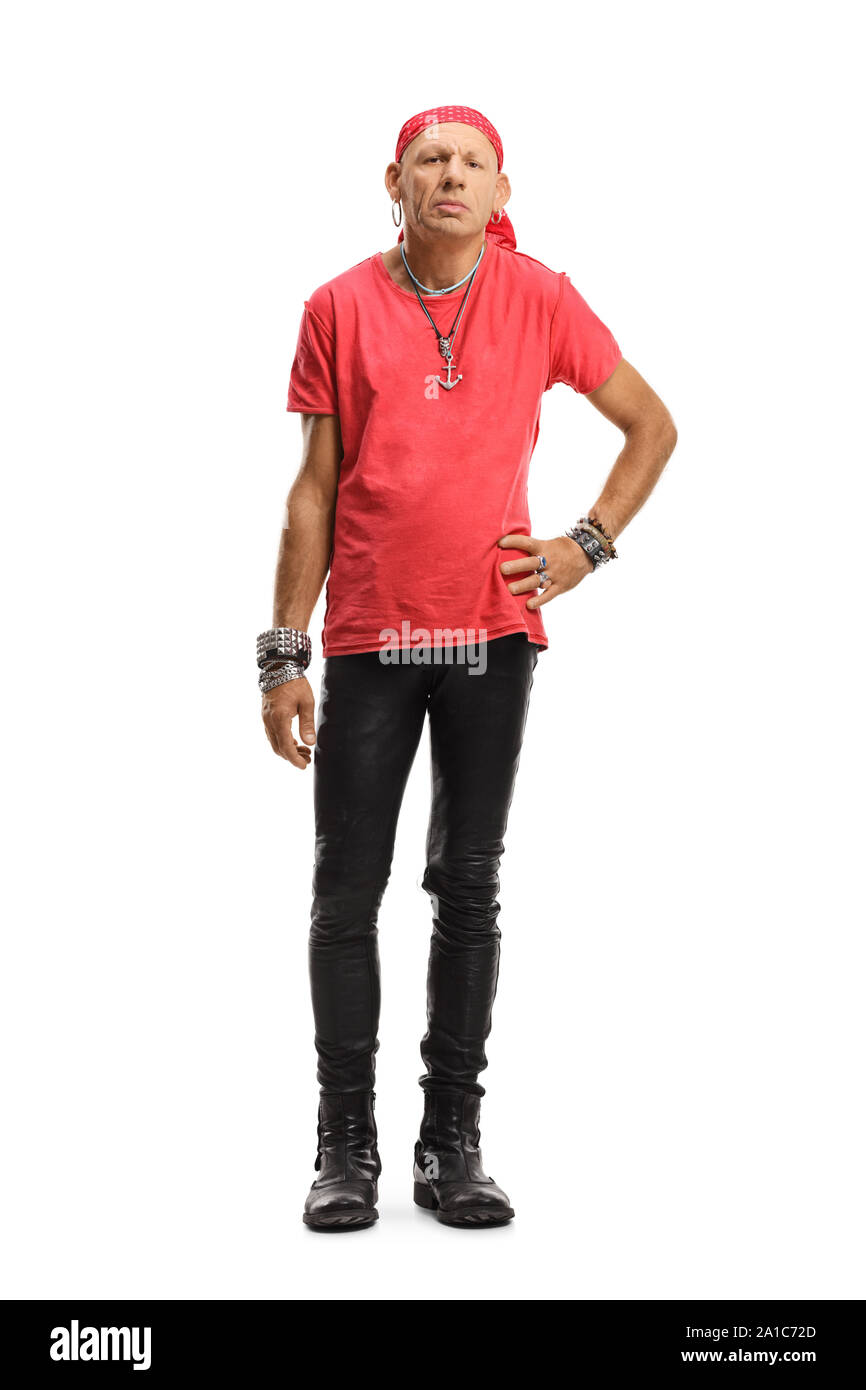 Pantalones De Cuero Rojo Imágenes recortadas de stock - Alamy