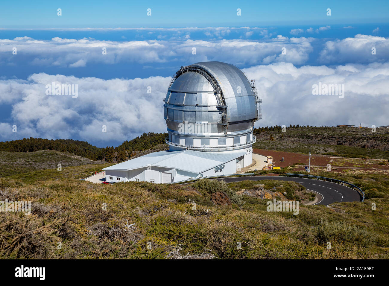 Gran Telescopio de Canarias, Observatorio Roque de los Muchachos, La Palma,  Islas Canarias, España, Europa Fotografía de stock - Alamy