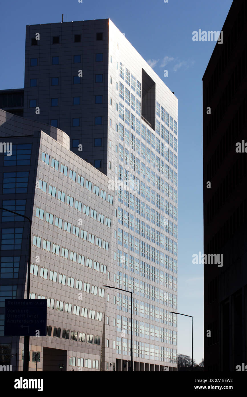 La Haya - Exterior de la antigua Corte Penal Internacional (CPI) en el