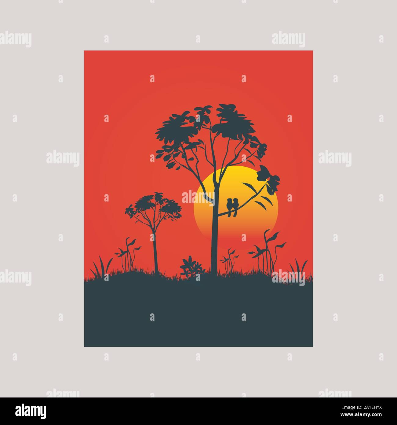 Puesta de sol con pájaros dibujo fotografías e imágenes de alta resolución - Alamy Puesta de sol con pájaros dibujo fotografías e imágenes de alta resolución - Alamy