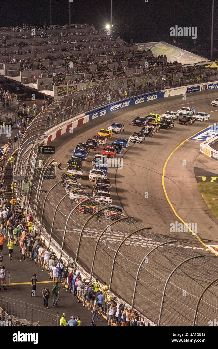 Campeonato NASCAR 400 en Richmond, VA. Race Track. Foto de stock