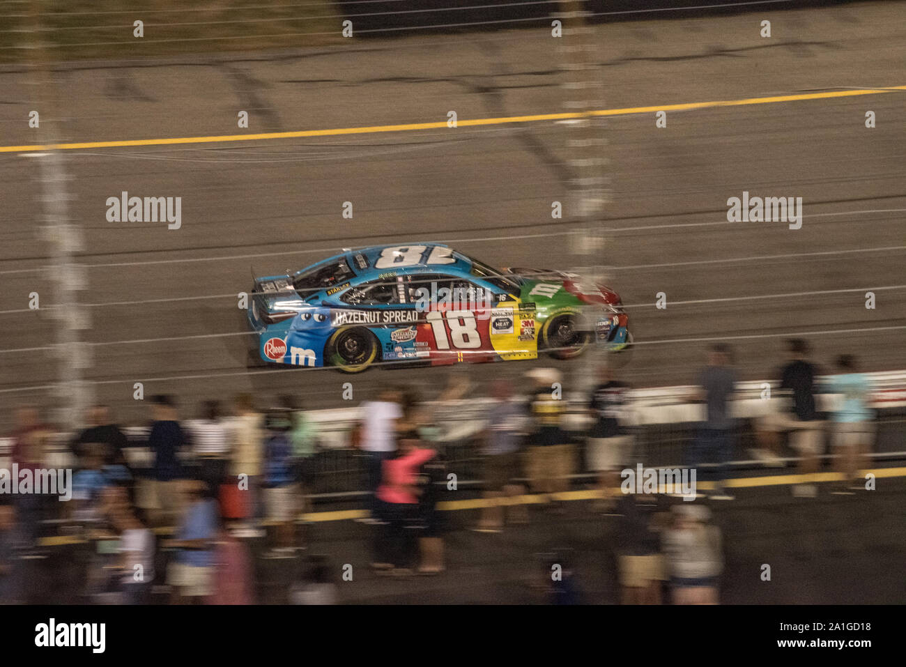 Campeonato NASCAR 400 en Richmond, VA. Race Track. Foto de stock