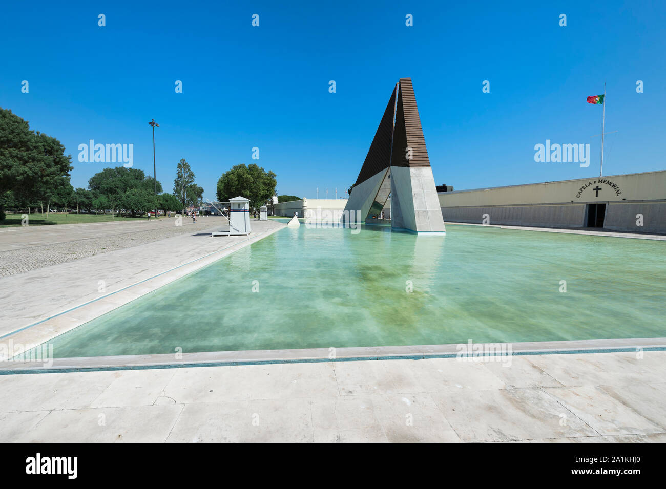 Belem War Memorial, monumento aos Combatentes da Guerra do Ultramar, Belem, Lisboa, Portugal Foto de stock