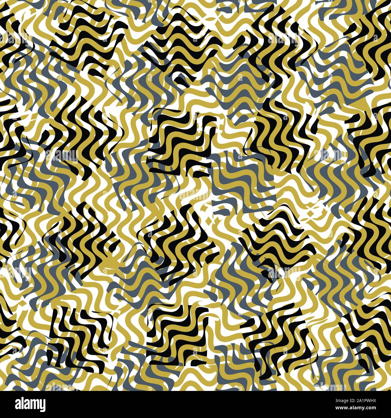 Seamless vector patrón con telas superpuestas cuadrados en amarillo mostaza  gris los colores blanco y negro Imagen Vector de stock - Alamy