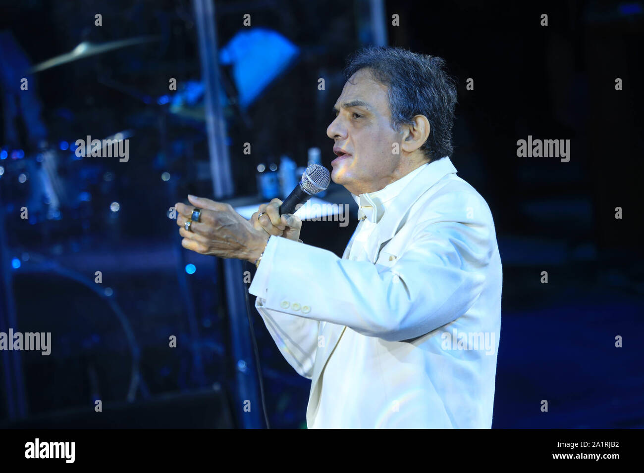 El principe d ela cancion mexicana José José y Cristian Castro durante